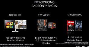 AMD Radeon RX Vega – "Radeon Packs"